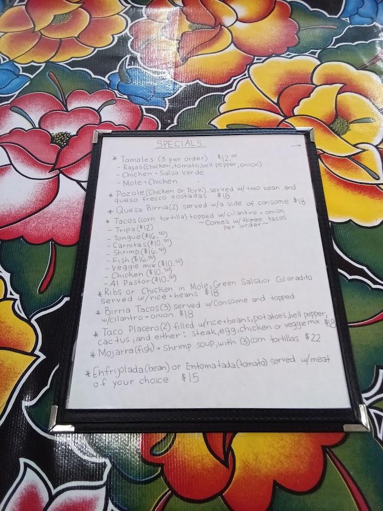 El Sabor de Oaxaca Menu image 3